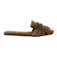 Brunello Cucinelli Women's 'Monile' Flat Sandals