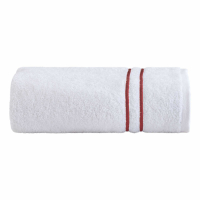 Biancoperla Double Shower Towel, White/Valenza