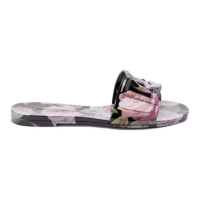 Dolce&Gabbana Women's 'Rose-Print' Slides