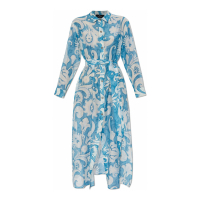 Etro Women's 'Floral-Print' Long-Sleeved Dress