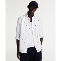 Tommy Hilfiger 'Long Sleeve Button-Down Embroidered Flag Oxford Shirt' pour Hommes