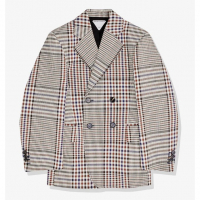 Bottega Veneta Blazer 'Structured Check' pour Femmes