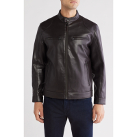 Michael Kors 'Brisban Faux Leather Jacket' pour Hommes