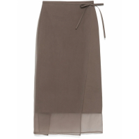 Brunello Cucinelli Jupe Midi 'Wrap' pour Femmes