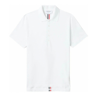 Thom Browne Men's 'Back-Stripe' Polo Shirt