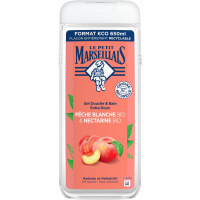 Le Petit Marseillais 'Pêche Blanche Bio & Nectarine Bio' Duschgel - 650 ml