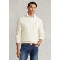 Polo Ralph Lauren Men's 'Cotton Cable Knit Driver Long Sleeve Sweater'