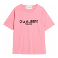 Valentino Women's 'Chez Valentino-Print' T-Shirt