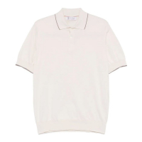 Brunello Cucinelli Polo 'Contrasting-Trim' pour Hommes