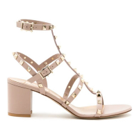 Valentino Garavani Sandales à talon 'Rockstud Ankle-Strap' pour Femmes