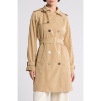 Michael Kors 'Belted Double Breasted Trench Coat' pour Femmes
