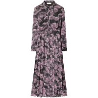 Tory Burch Robe Midi 'Floral-Print Pleated' pour Femmes