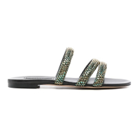 Casadei Claquettes 'Crystal-Straps' pour Femmes