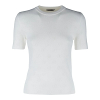 Balenciaga Women's 'Bb Pointelle-Knit' T-Shirt