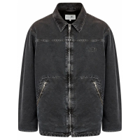 MM6 Maison Margiela Veste en jeans 'Numbers-Motif' pour Hommes