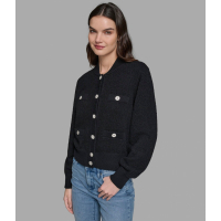 Karl Lagerfeld Paris 'Boucle Bomber Jacket' pour Femmes