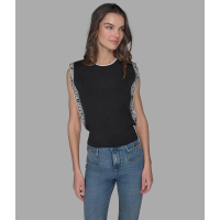 Karl Lagerfeld Paris Women's 'Logo Tape Sweater Vest'