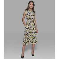 Karl Lagerfeld Paris 'Fit & Flare Floral Dress' pour Femmes