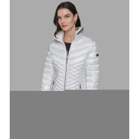 Karl Lagerfeld Paris 'Stand Collar Packable Puffer' pour Femmes