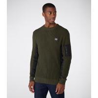 Karl Lagerfeld Paris Men's 'Nylon Inset Sweater'