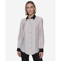 Karl Lagerfeld Paris 'Pintucked Blouse' pour Femmes