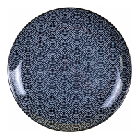 Tokyo Design Nippon Assiette Noire 25.7 x 3 cm Points
