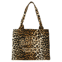 Ganni Women's 'Leopard Printed' Tote Bag