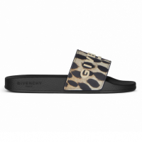 Givenchy Women's 'With Leopard Print' Slides