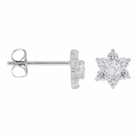 Or Éclat Women's 'Le Messager Blanc' Earrings