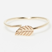Or Éclat Women's 'Feuille Dorée' Ear cuff