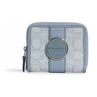 Coach 'Lonnie Small Zip Around In Signature' Portemonnaie für Damen
