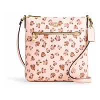 Coach 'Rowan With Rose Print' Mini Tasche für Damen