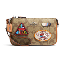 Coach 'Nolita 19 In Signature With Patches' Portemonnaie für Damen