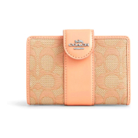 Coach Women's 'Medium Corner Zip In Signature' Wallet