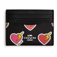 Coach 'Slim With Heart Bolt Print' Kartenetui für Damen