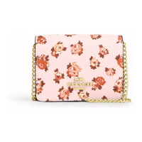 Coach 'Mini With Rosette Print' Kettengeldbörse für Damen
