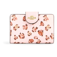 Coach 'Medium Corner Zip With Rosette Print' Portemonnaie für Damen