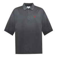 Alexander McQueen Men's 'Skull-Embroidered' Polo Shirt