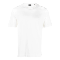Zegna Men's 'Rear Logo-Patch Detail' T-Shirt