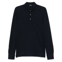 Zegna Men's Long-Sleeve Polo Shirt