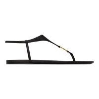 Saint Laurent Sandales plates 'Cassandra' pour Femmes
