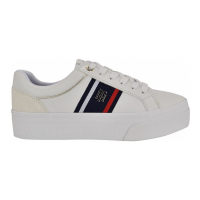 Tommy Hilfiger Women's 'Badria Logo Lace-Up Plaftorm Sneakers'