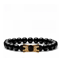 Stephen Oliver Men's 'Crown' Bracelet