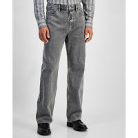 Michael Kors Men's 'Gray Arden Straight-Fit Wide-Leg' Jeans