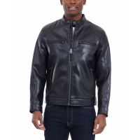 Michael Kors Men's 'Faux Moto' Leather Jacket