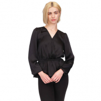 MICHAEL Michael Kors 'Long Sleeve Surplice Peplum Blouse' für Damen
