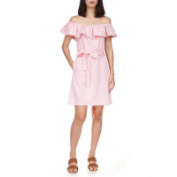 MICHAEL Michael Kors 'Ruffled Off the Shoulder Tie Waist Dress' für Damen