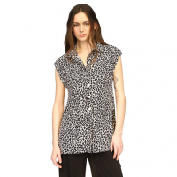 MICHAEL Michael Kors 'Cheetah Snap Utility Tunic Top' für Damen