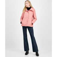 Michael Kors Women's 'Quilted Hooded Zip-Front' Coat
