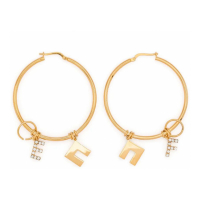 Elisabetta Franchi Women's 'Charm-Detail' Earrings